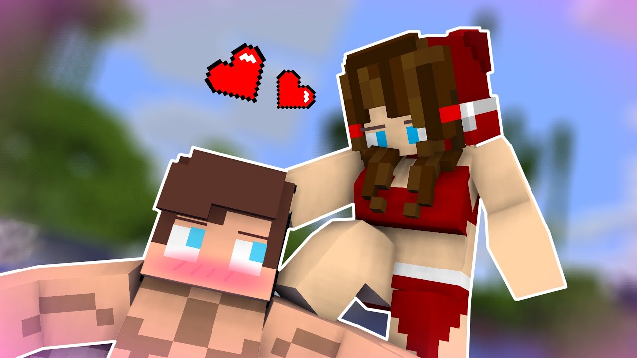 MAIZEN : JJ and Mikey is back at the Hot Springs - minecraft animation
