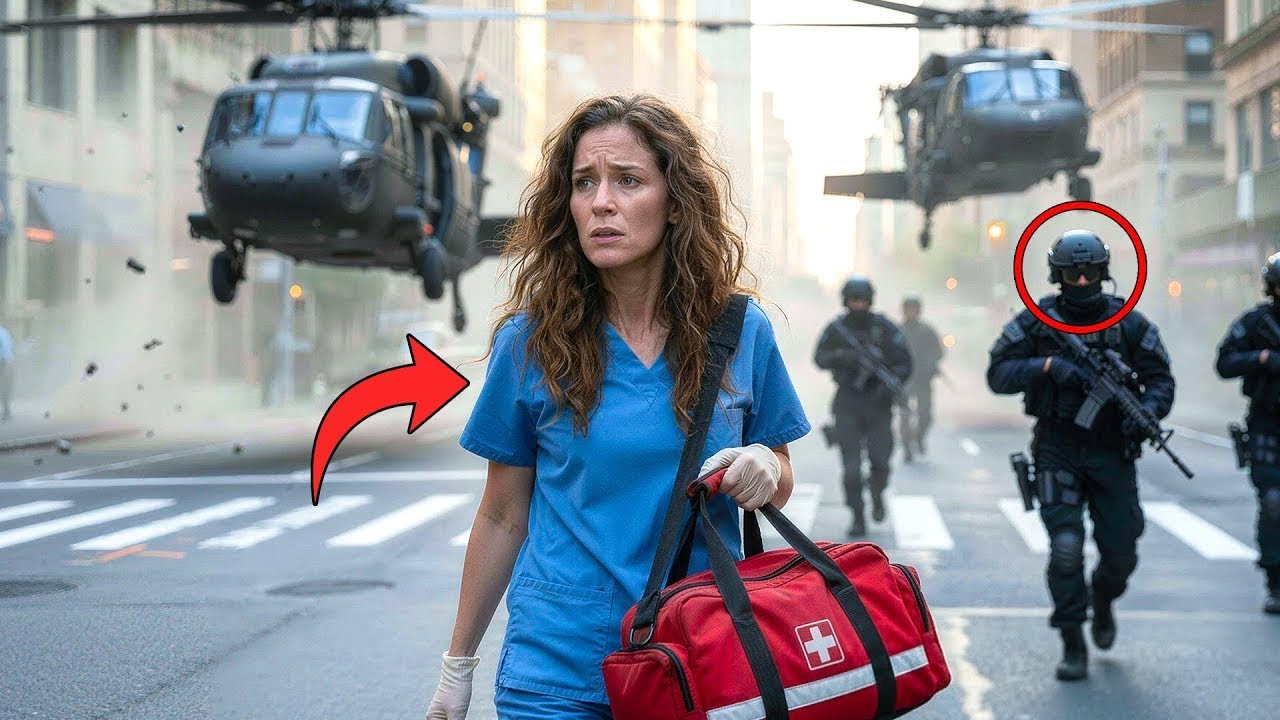 Despedida, iba a casa. Dos helicópteros aterrizaron y gritaron fuerte: 