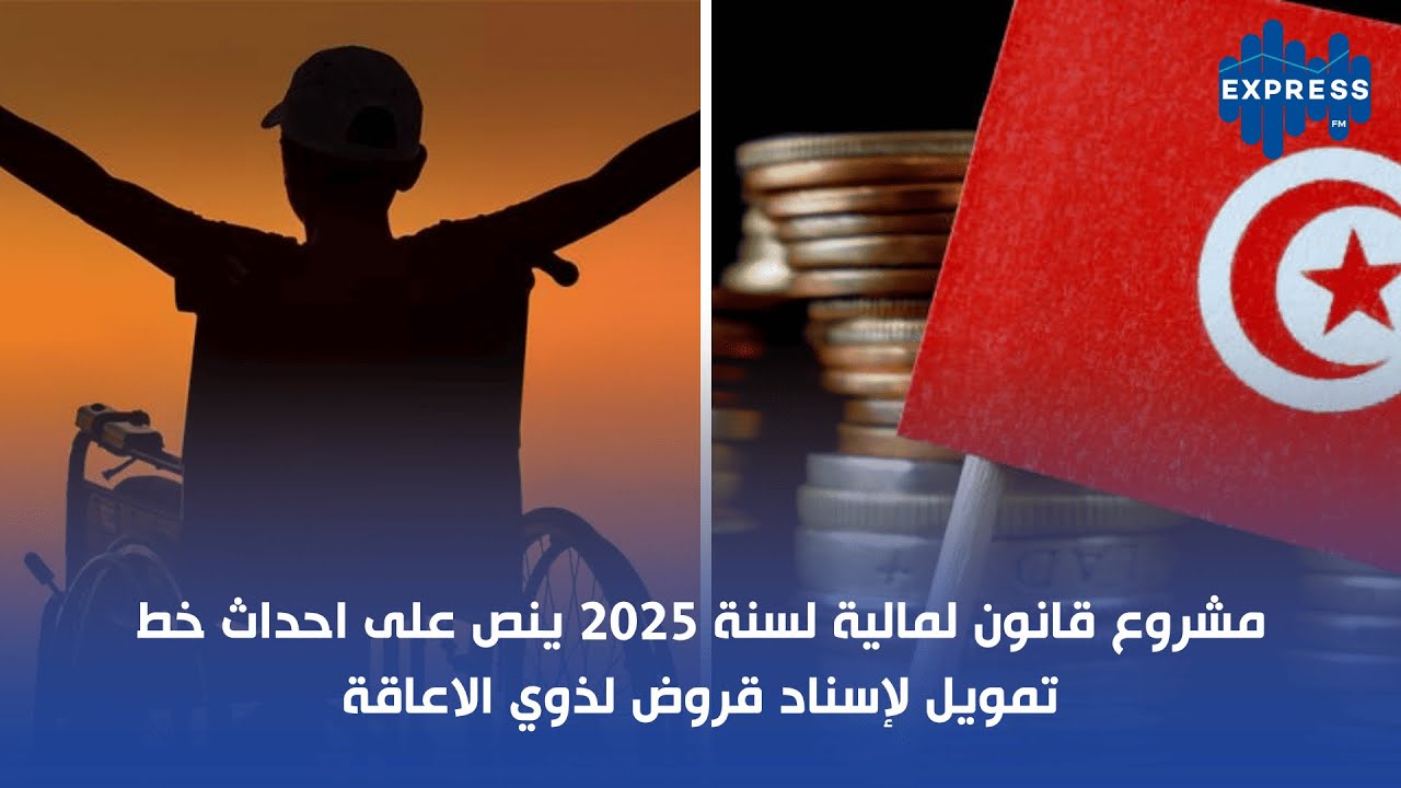 مشروع قانون لمالية لسنة 2025 ينص على احداث خط تمويل لإسناد قروض لذوي الاعاقة