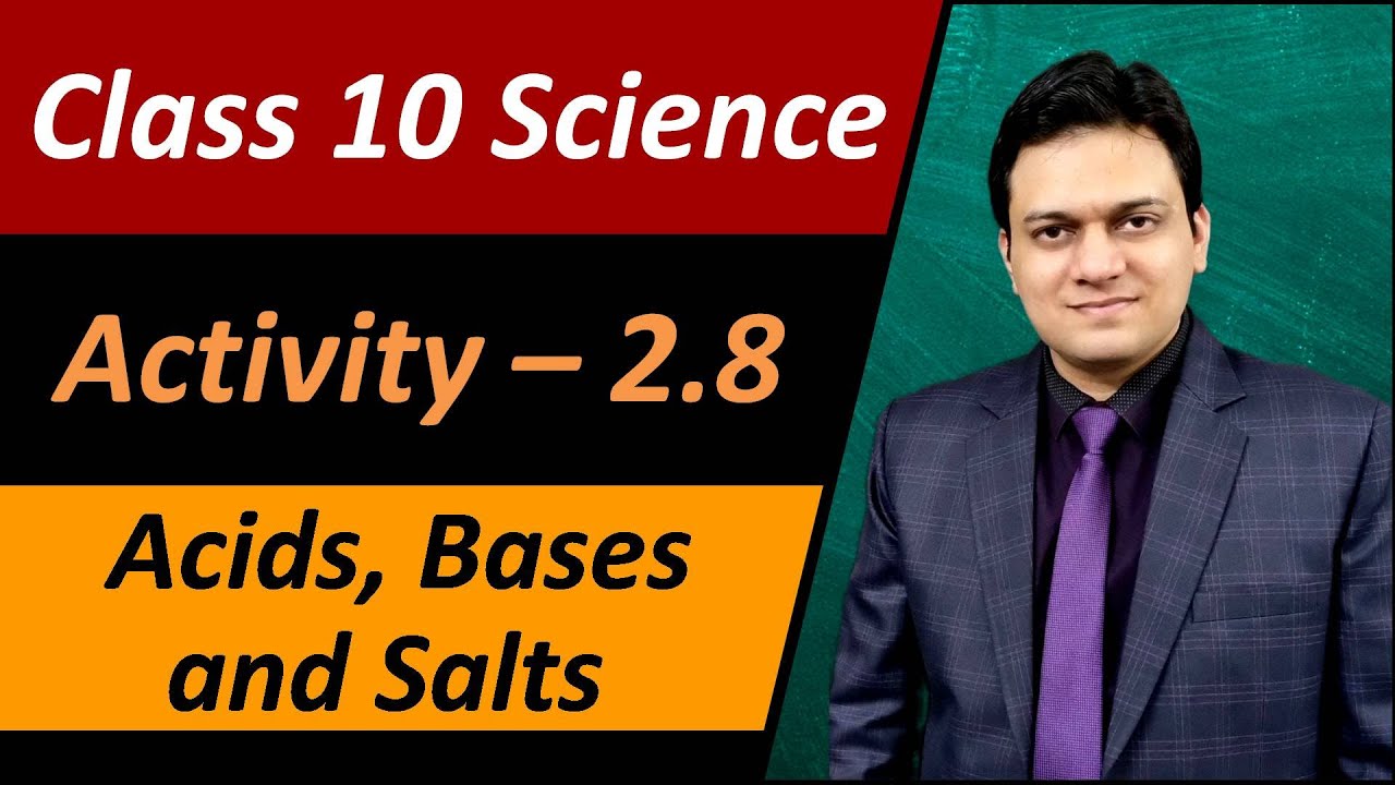 Activity 2.8 Class 10 Science Chapter 2 Acids Bases and Salts