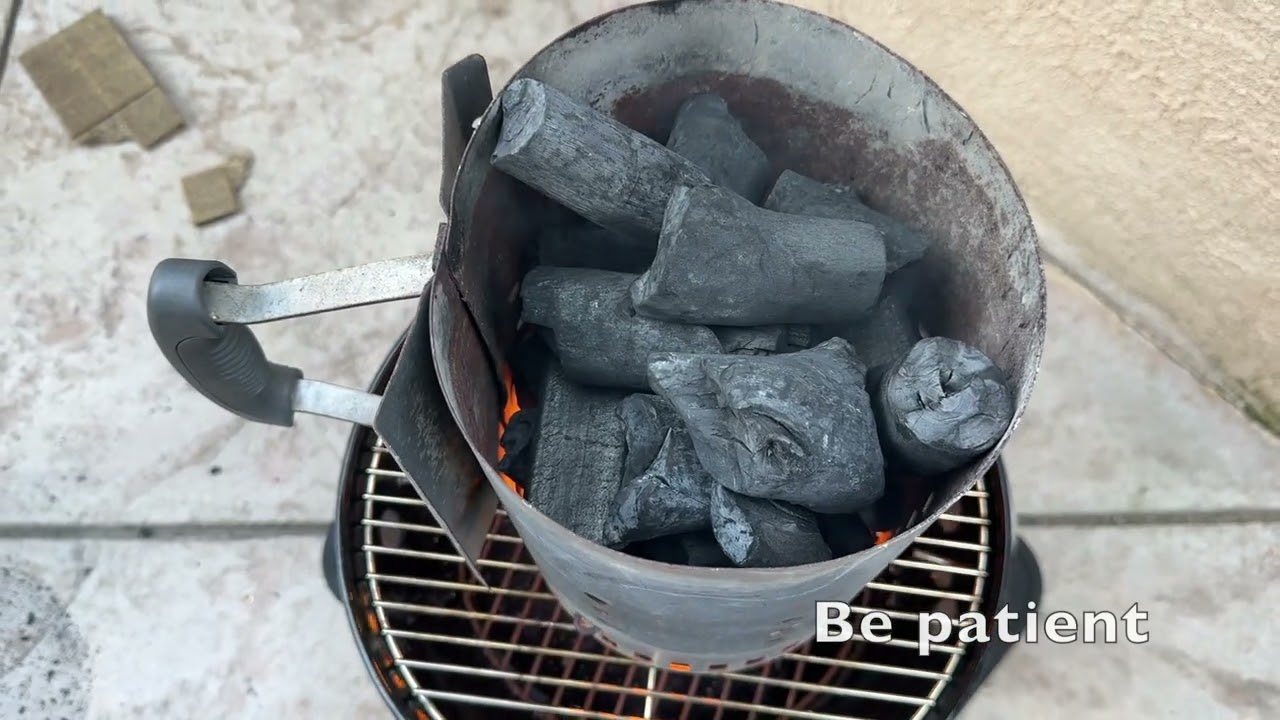 How to light up Binchotan and Ogatan (sawdust) charcoal easily.