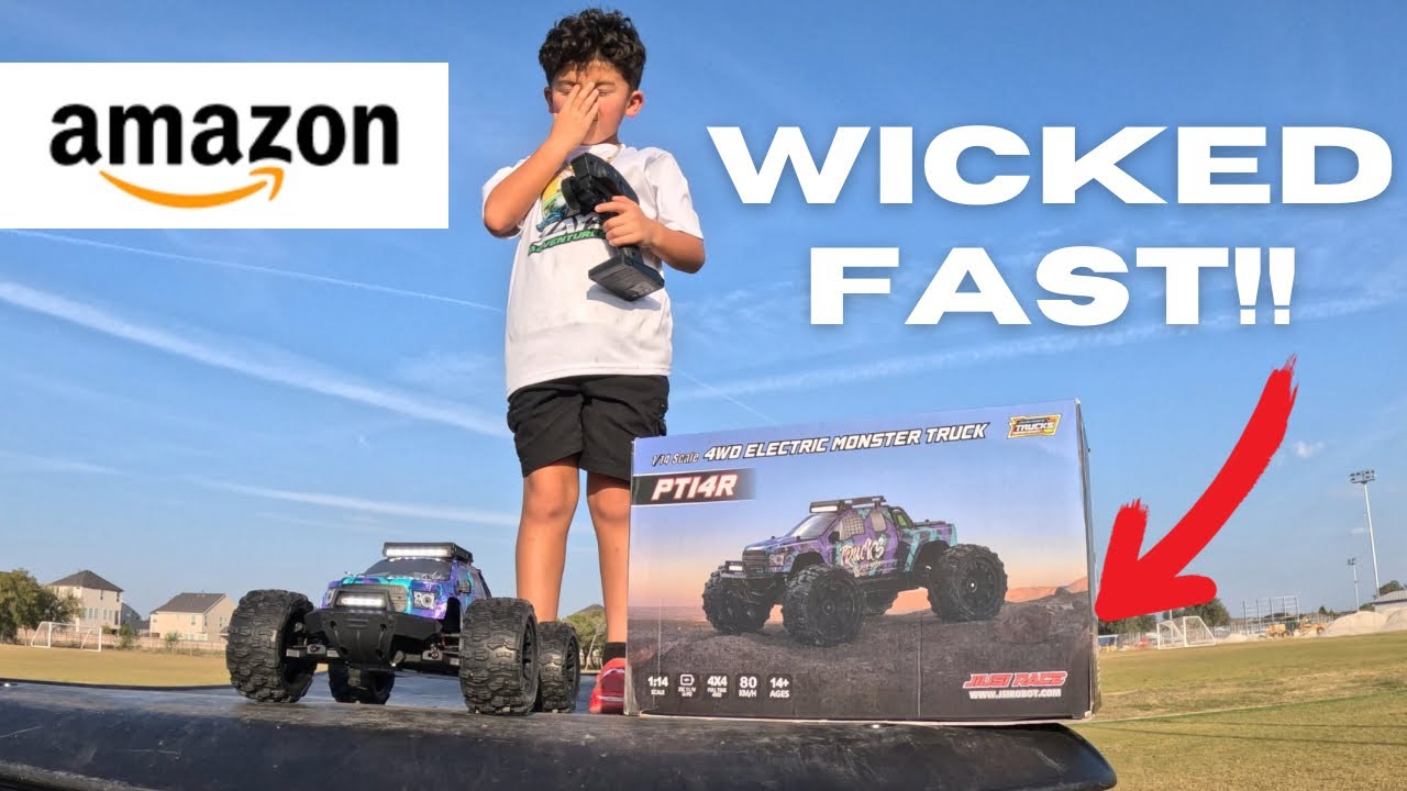 Ce monster truck radiocommand&eacute; Amazon est incroyablement rapide ! Amazon frappe encore fort ! Uti...