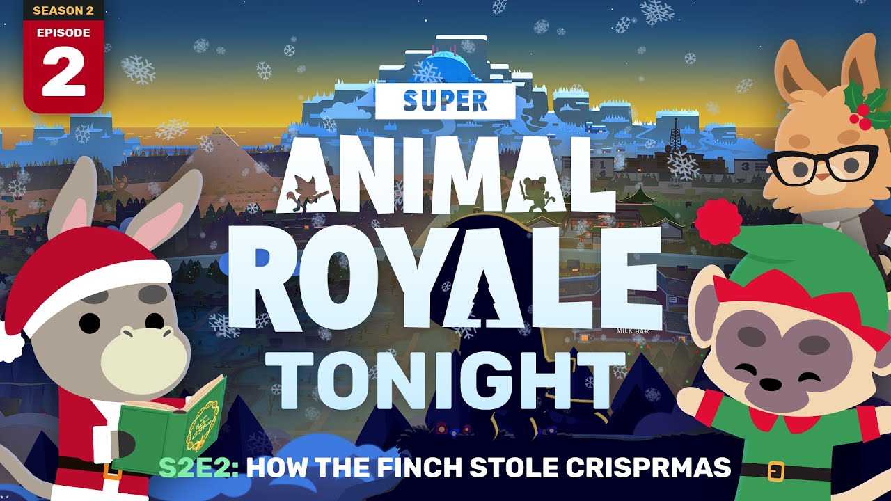 Super Animal Royale Tonight | 2 Сезон 2 Эпизод: Зеленушка - похититель Супер Рождества.