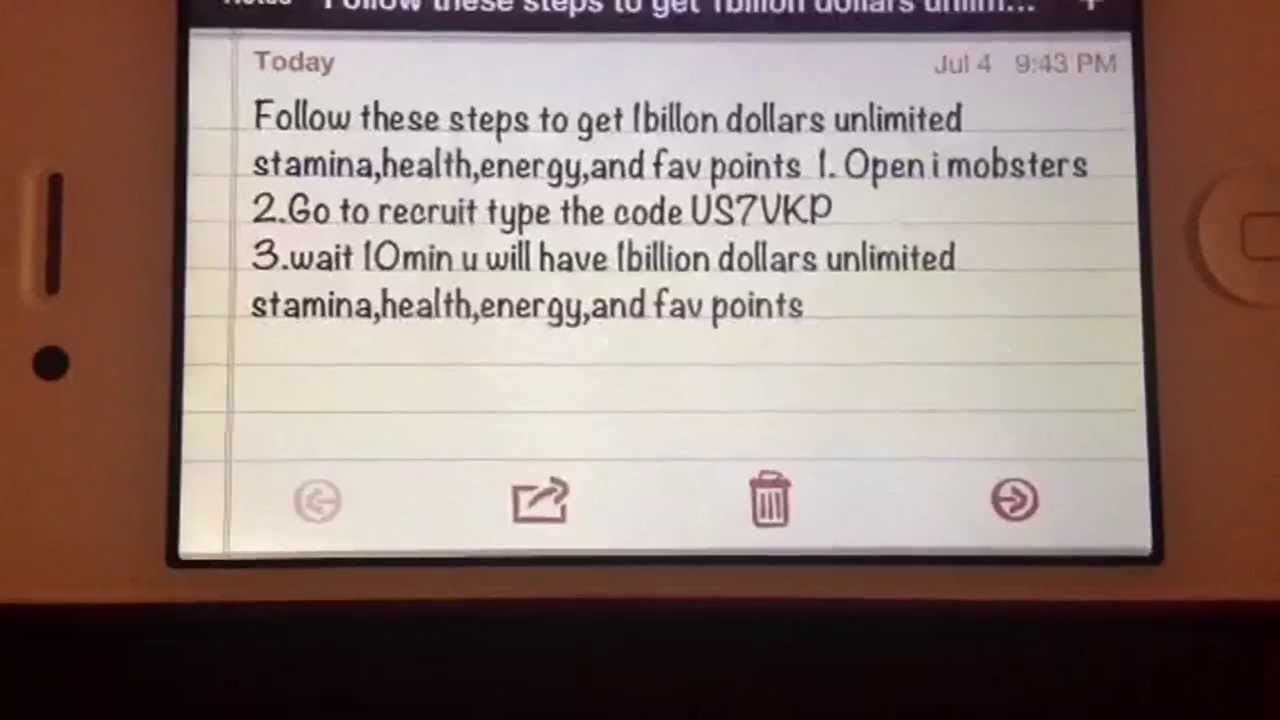 Money cheat for imobsters works 100%new