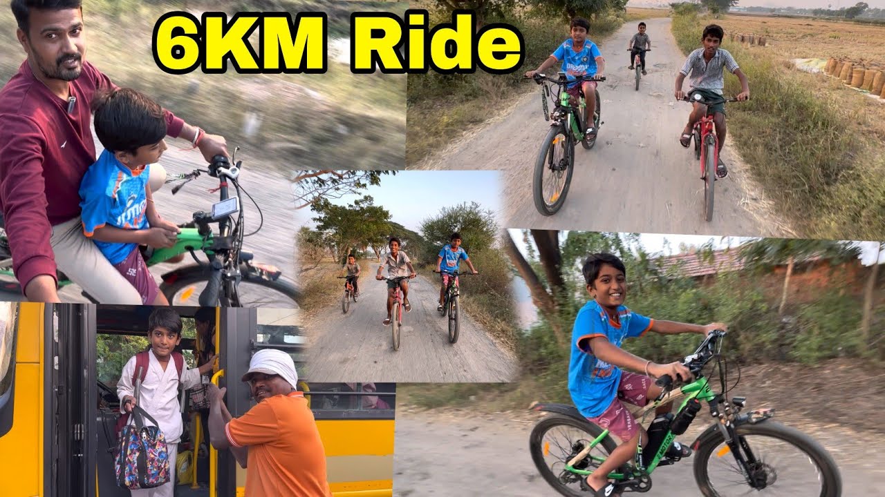 6km Battery Cycle Midha Ride vellamu || Manu Videos || Telugu Letest All