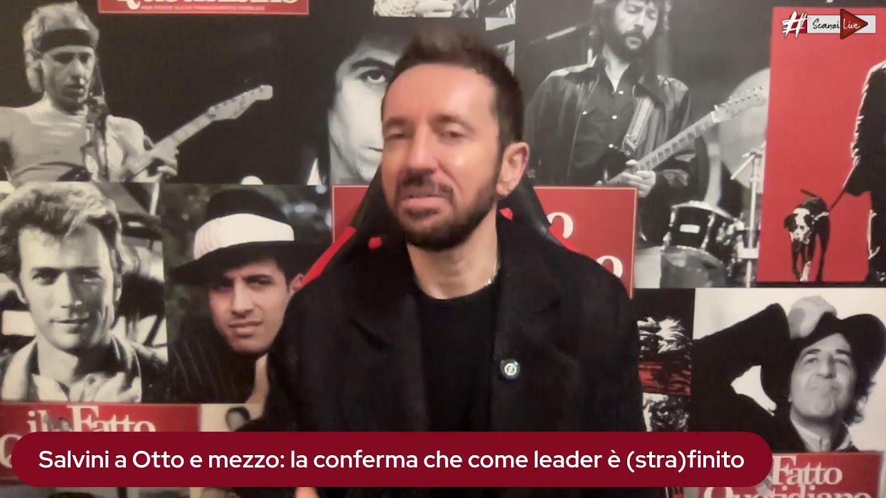 Salvini a Otto e mezzo: la conferma che come leader è (stra)finito