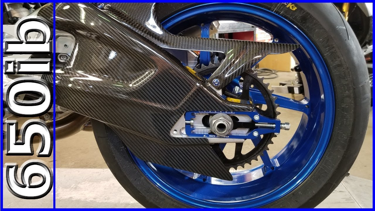 Carbon Parts, MRA Windscreen & Chain Adjusters installed onto 2018 S1000RR!