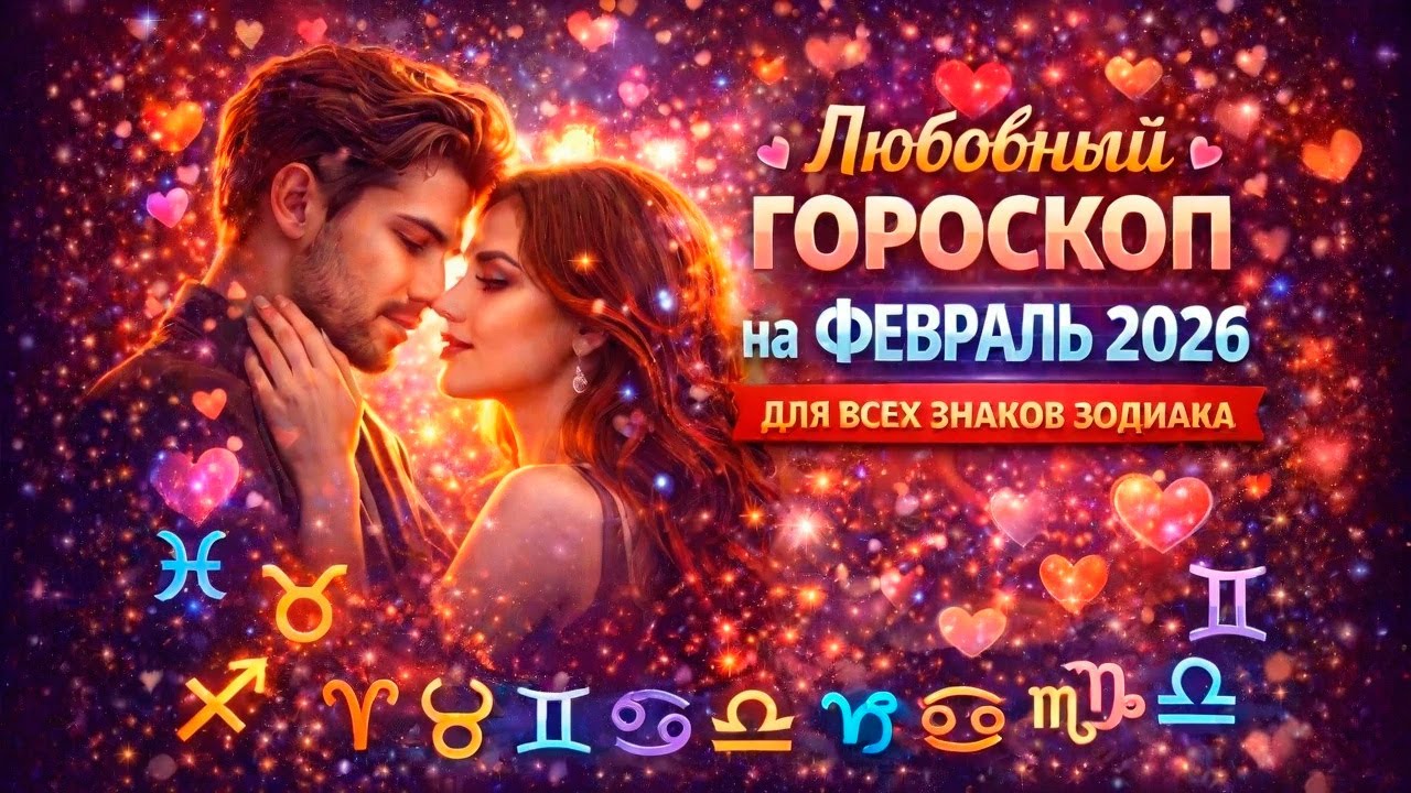 Любовный гороскоп на февраль 2026 | Для всех знаков зодиака