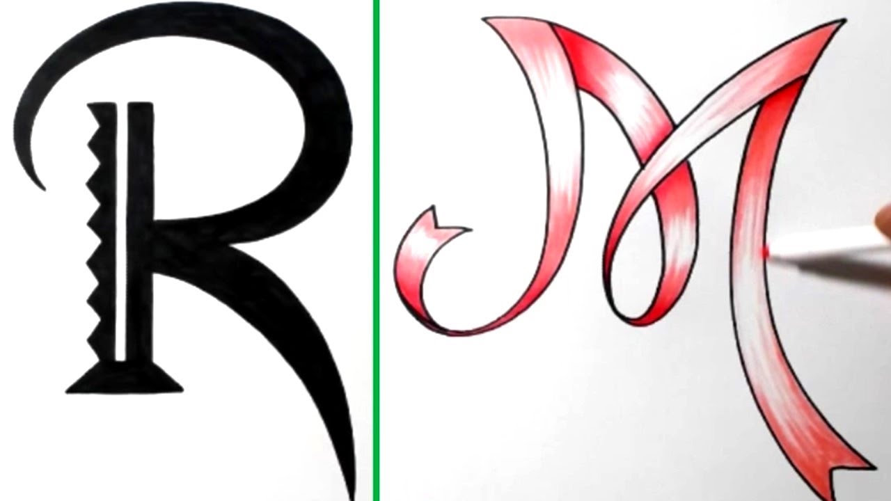 5 Creative Lettering Styles / Awesome Hand Drawn Letter Ideas