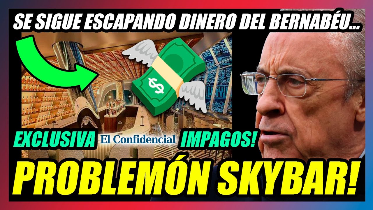 🔥EL SKYBAR DEL BERNABÉU SIGUE SUMANDO PROBLEMAS!!🔥EXCLUSIVA EL CONFIDENCIAL!!🔥CONCURSO POR IMPAGOS!🔥