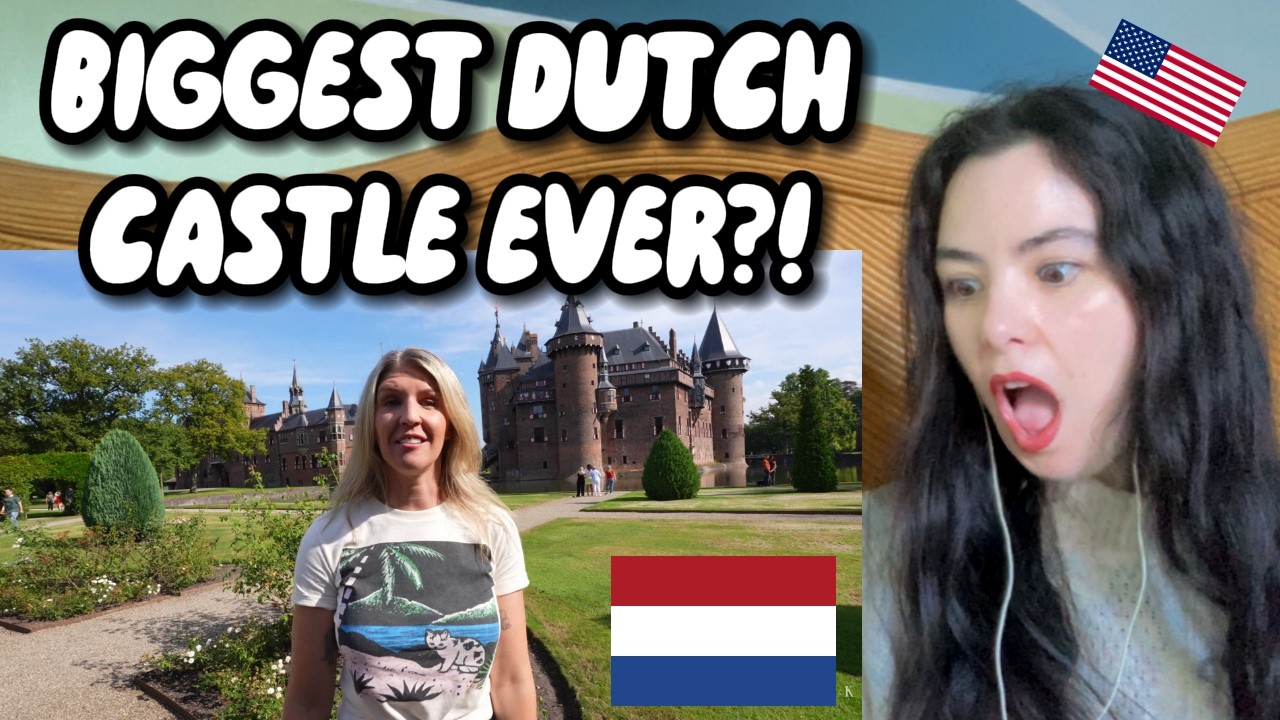 American Girl Reacts to We Visit the Largest Castle in The Netherlands - Castle De Haar