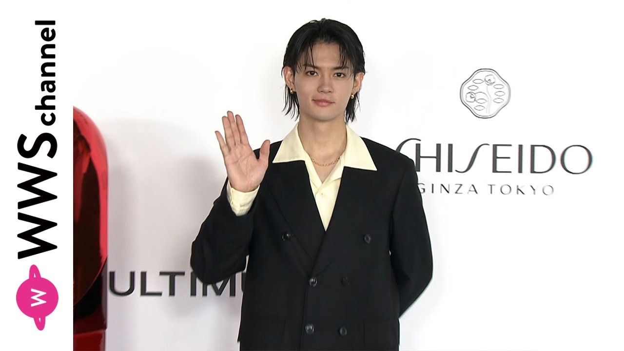 M!LK・佐野勇斗、ブラックダブルスーツ姿で登場！＜ULTIMUNE with LISA POP UP EVENT＞