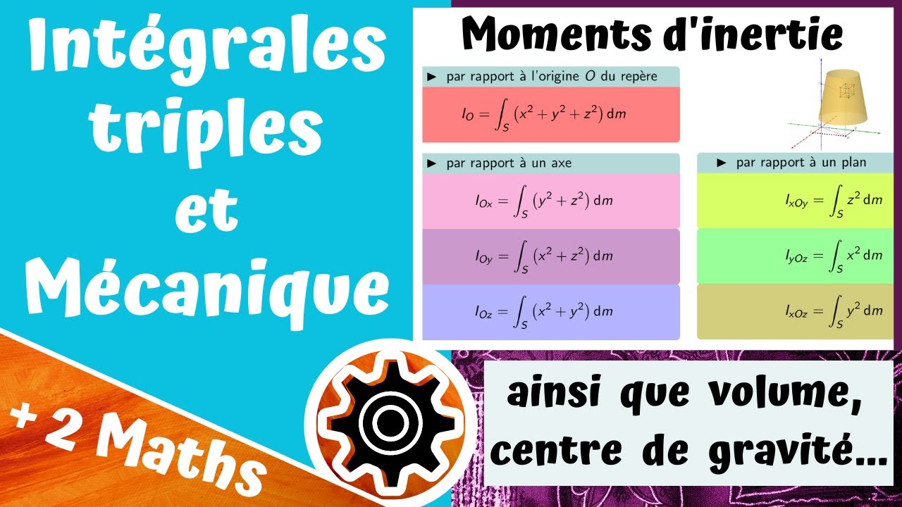 Intégrales triples et Mécanique : généralités