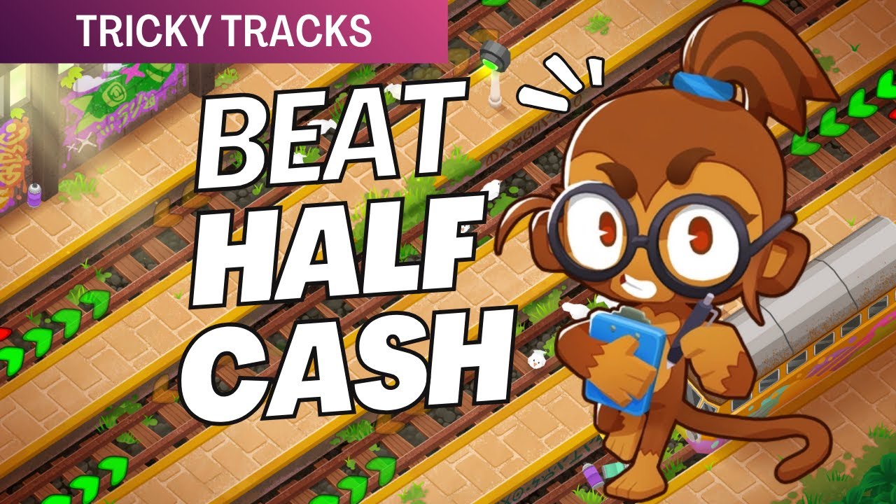 How to Beat Half Cash on Tricky Tracks - BTD6 Strategy