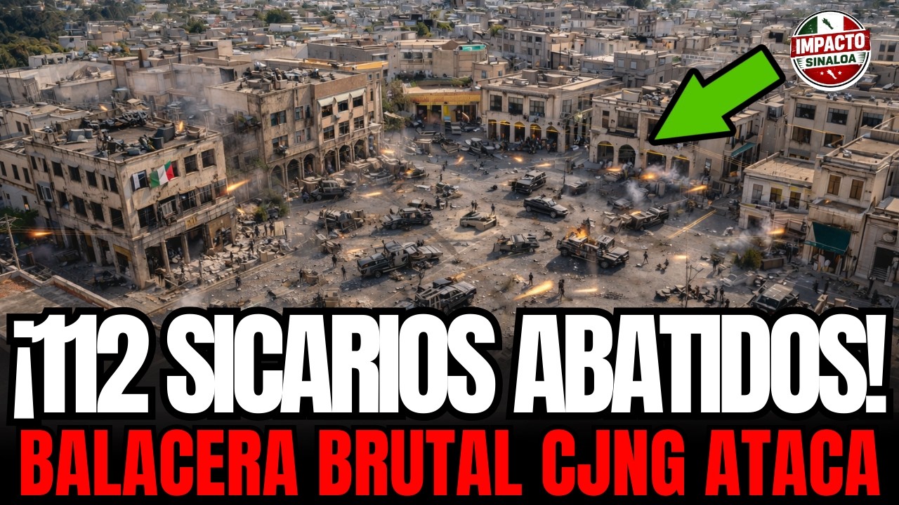 ¡TOPONAZO en APASEO EL GRANDE! ¡BALACERA BRUTAL con LANZAGRANADAS del CJNG 112 ABATIDOS!