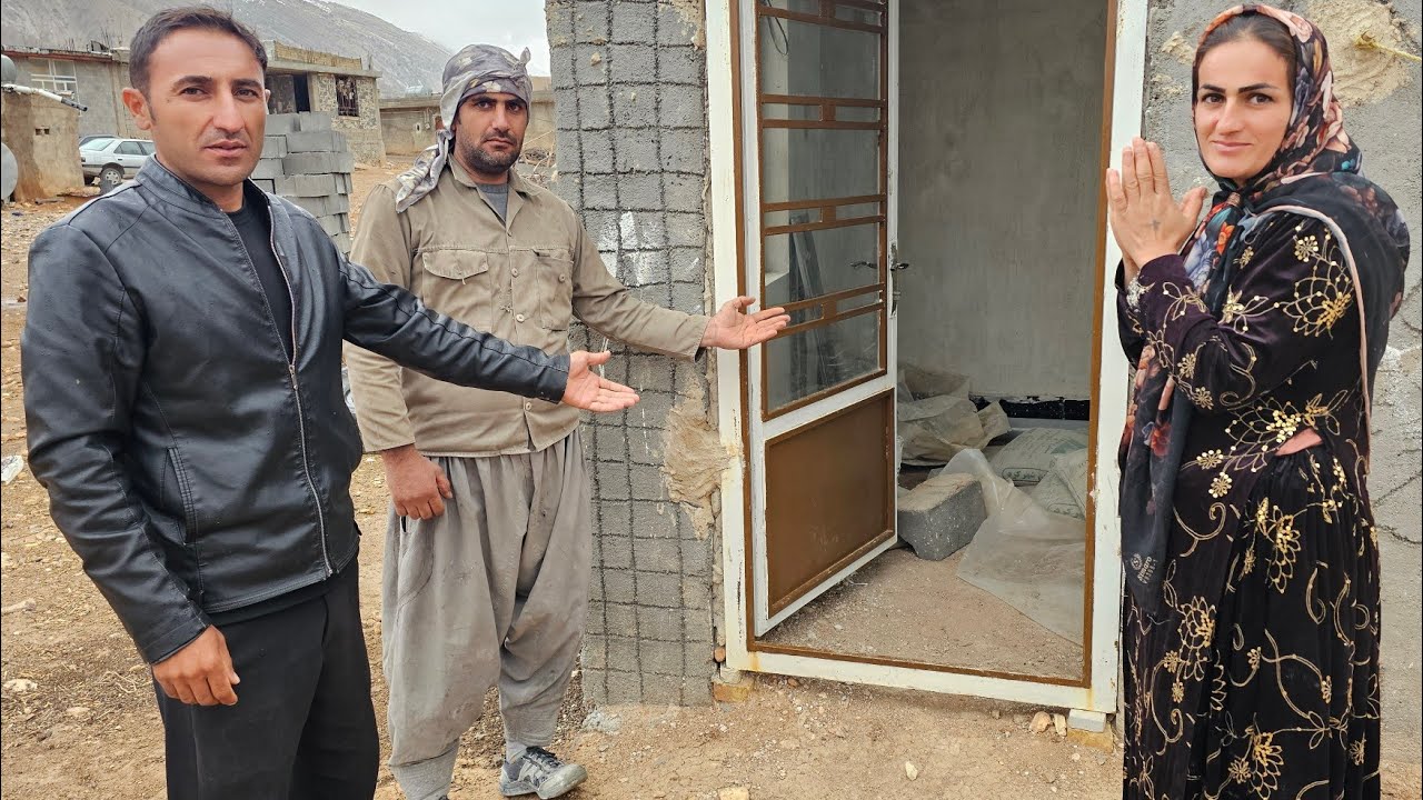 The cease-fire of th  between Iran  America. Kindness of the teacher to build a half-finished house 
