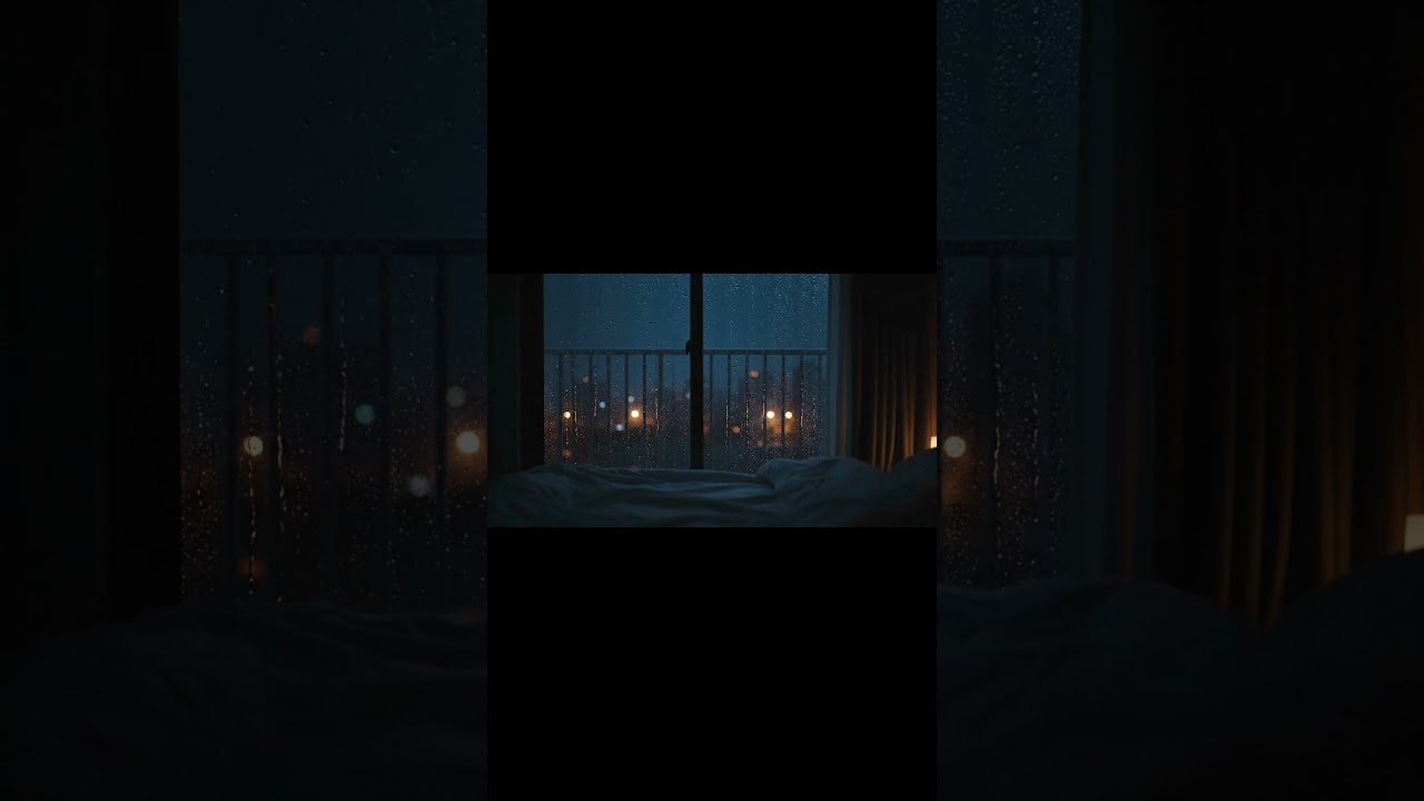 PURE SLOW & GENTLE RAIN 🌧️ | Soft Rain Sounds for Deep Sleep & Relaxation