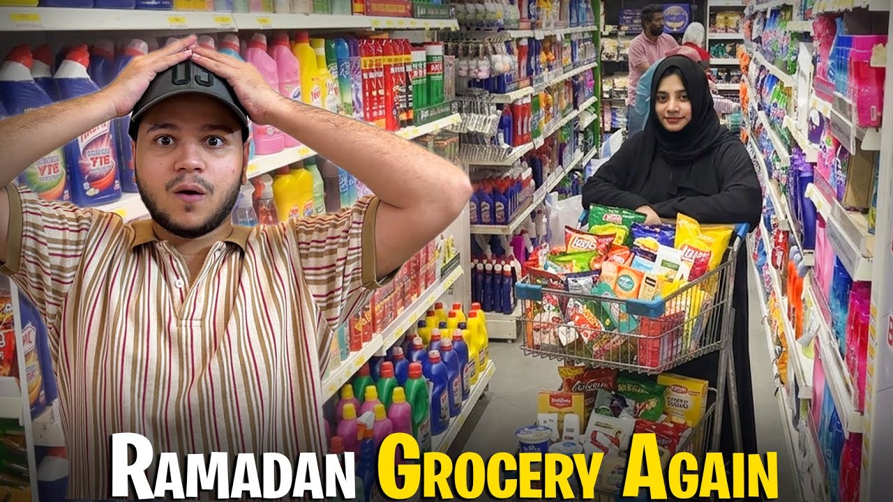 Ramadan end hone se pehle ghar ka rashan khatam😭| Dobara grocery karni par gayi🫣