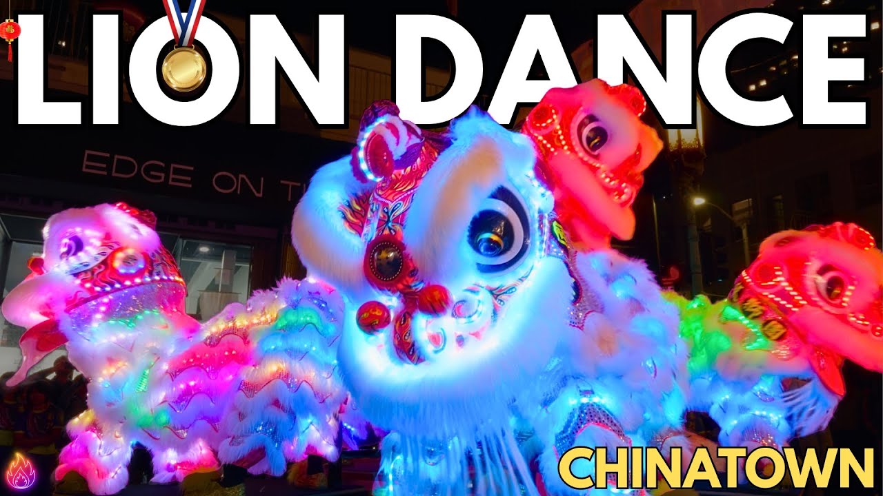 Epic LED Lion Dance in Chinatown San Francisco | 2025 Show