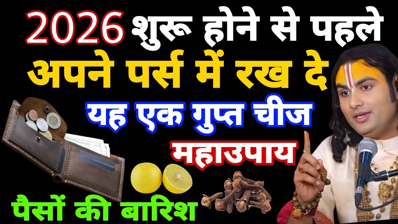 2026 शुरू होने से पहले अपने पर्स में रख देना या गुप्त चीज | #aniruddhacharyaji 