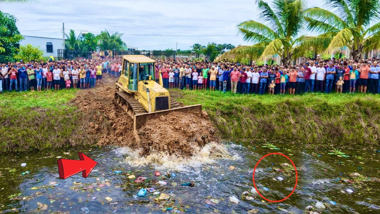 First Start Perfect New Project!! Complete100% Delete Hug Pond By Mini Dozer D31 & Dump Truck 8T
