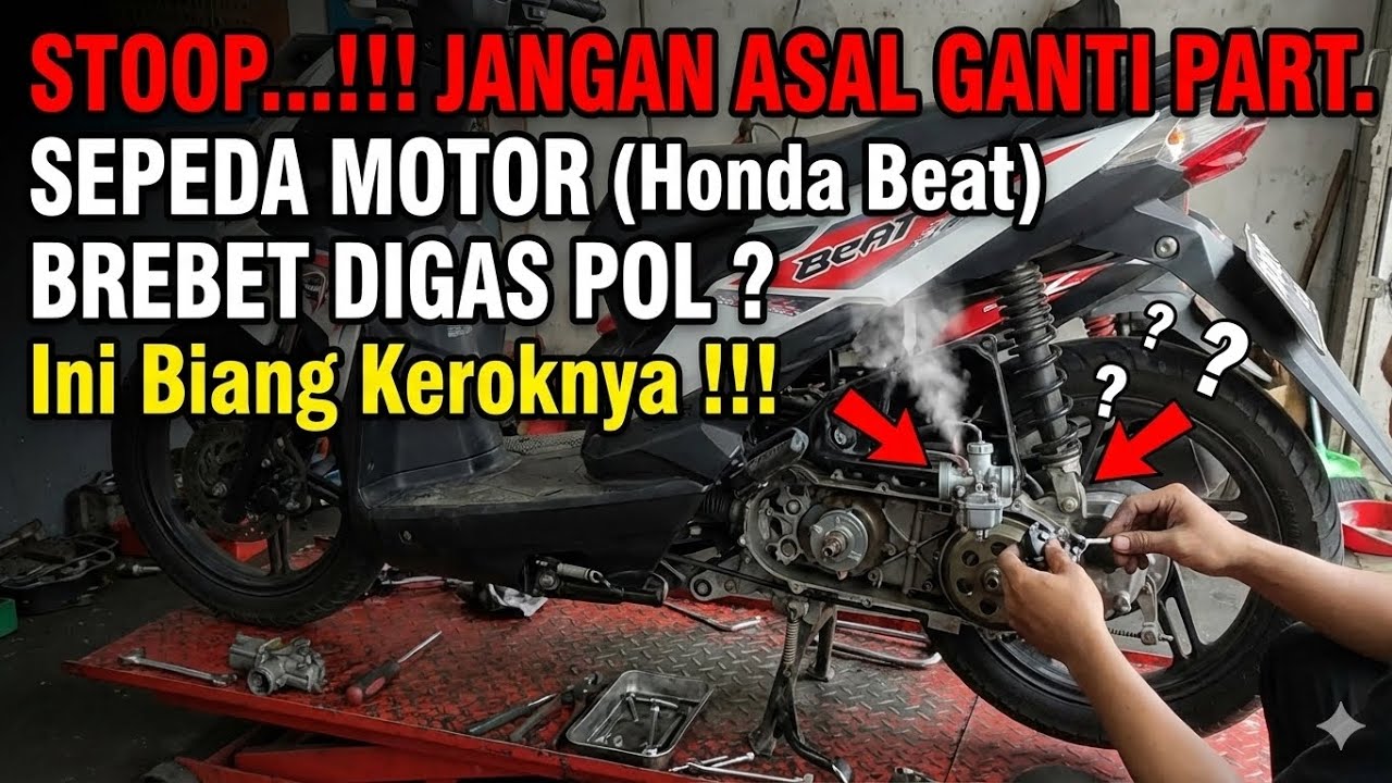 Motor Honda Beat brebet.