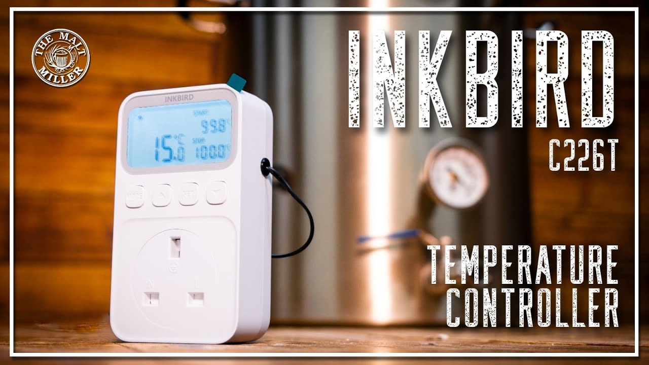 TESTING THE NEW INKBIRD C226T TEMPERATURE CONTROLLER | THE MALT MILLER HOME BREWING CHANNEL