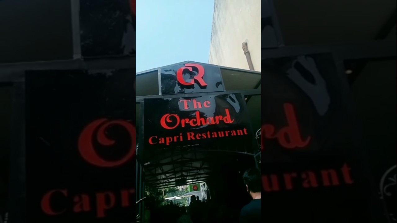 The Orchard Capri Restaurant #lahorefood #gulbarg#lahori nashta#mithi lassi#family time