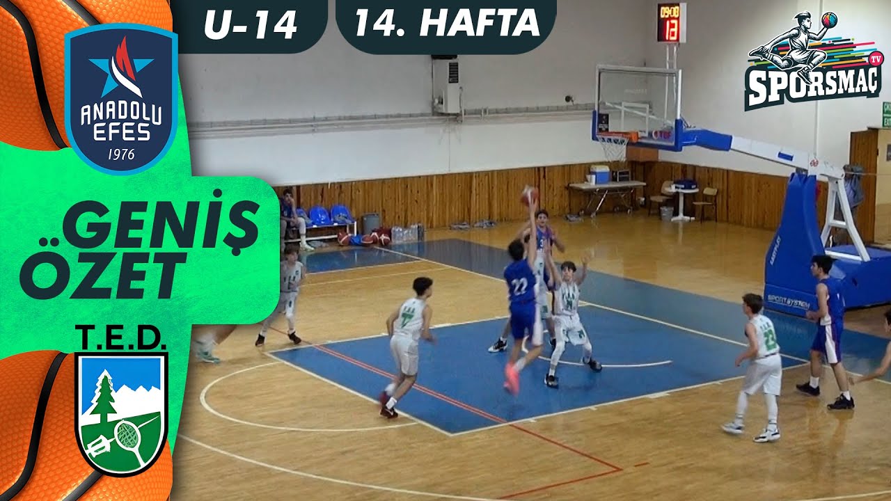 Anadolu Efes - TED | TBF Altyapı Ligi U14 Erkekler Geniş Özet (26.12.2023)