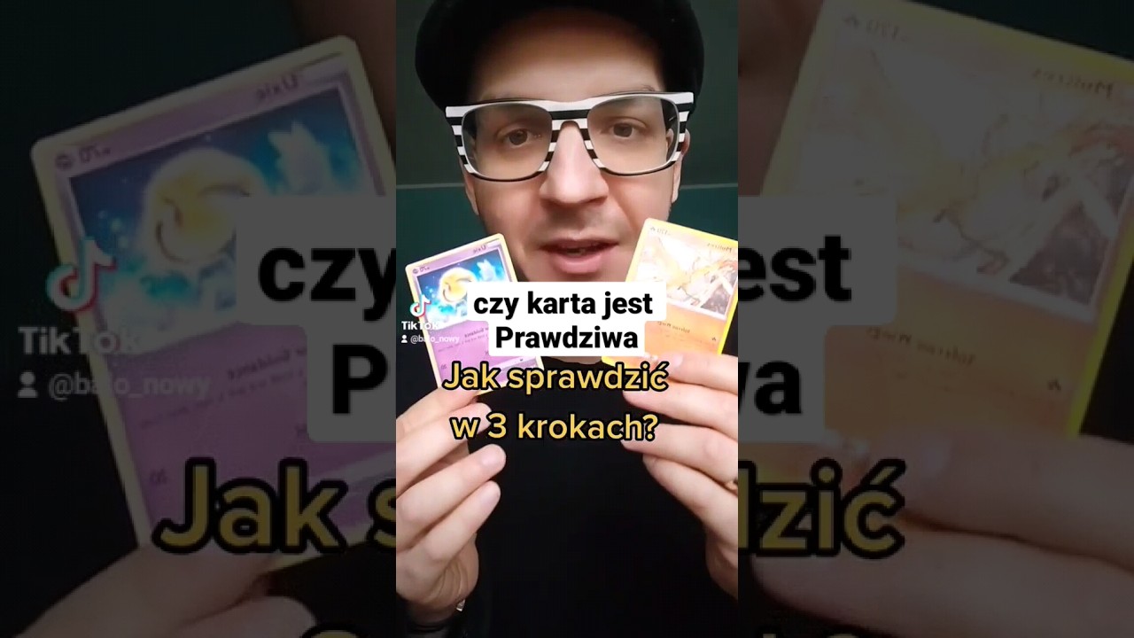 Jak szybko sprawdzić autentyczność swojej karty Pokemon? #kartypokemon #pokemon #pokemonpolska