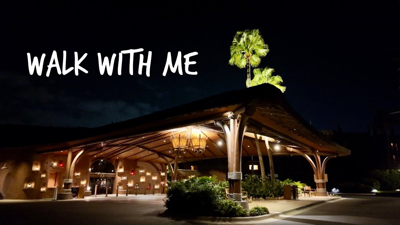 Walk With Me~ Midnight Stroll Through Animal Kingdom Lodge/ Kidani Village & Jambo House