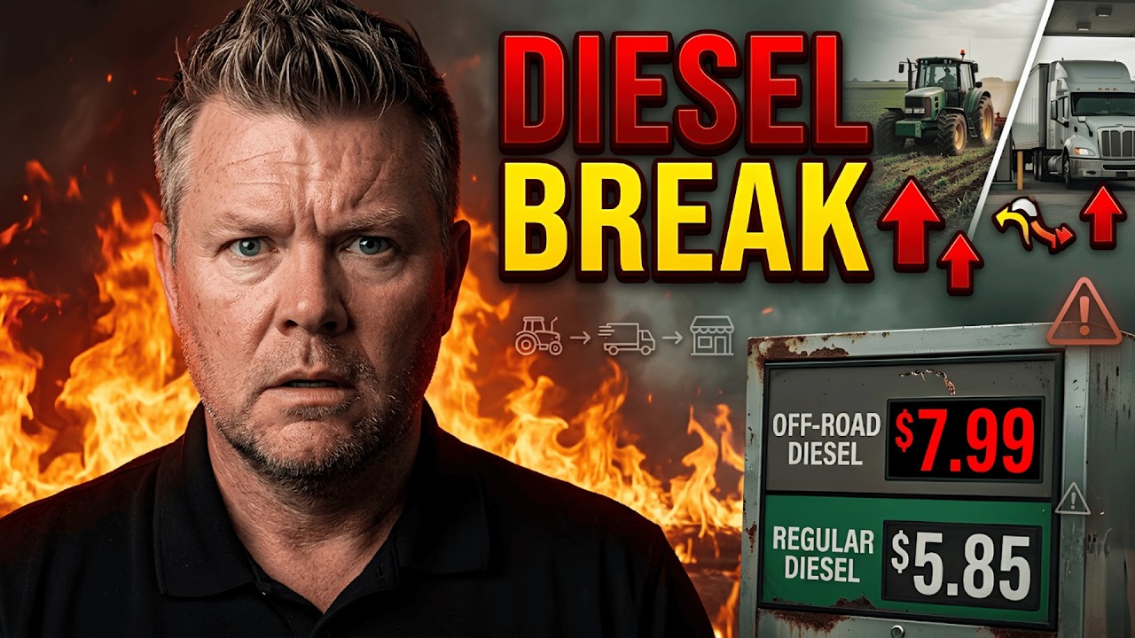 Warning: Red Diesel Just Skyrocketed, Your Grocery Bill Will Be Next