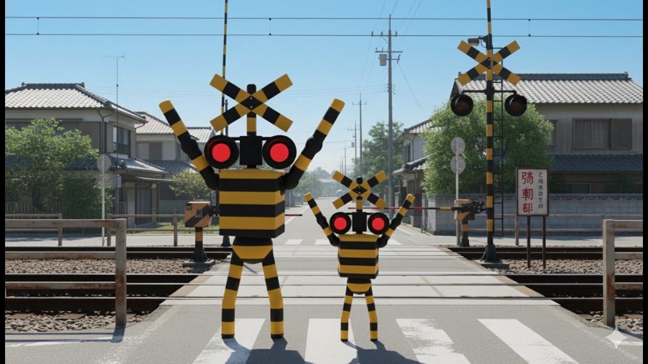 ふみきりアニメまとめLIVE４　 Fumikiri Train Keretaapi 踏切が電車に乗ったり、お出かけしたりするよ　プラレール