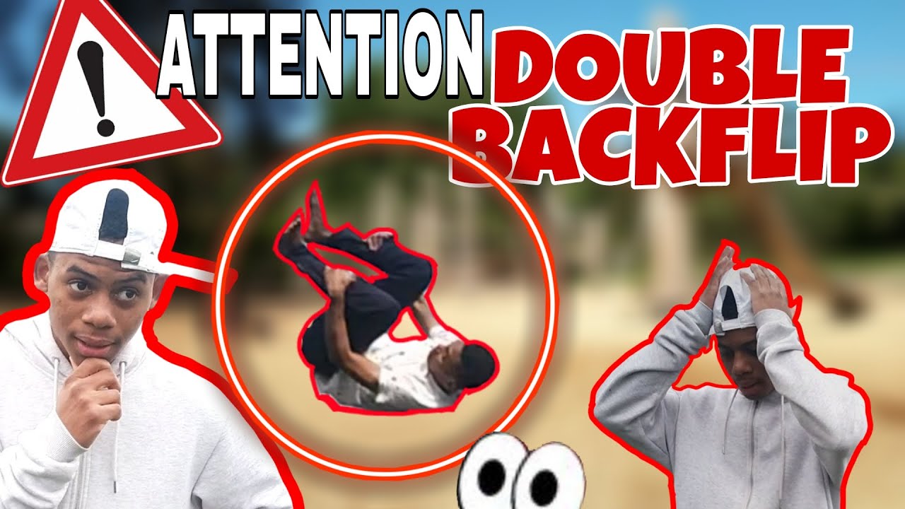 Attention ⚠  double backflip c'est dangereux | PROGRESSION DOUBLE BACKFLIP | EVEN SALIME