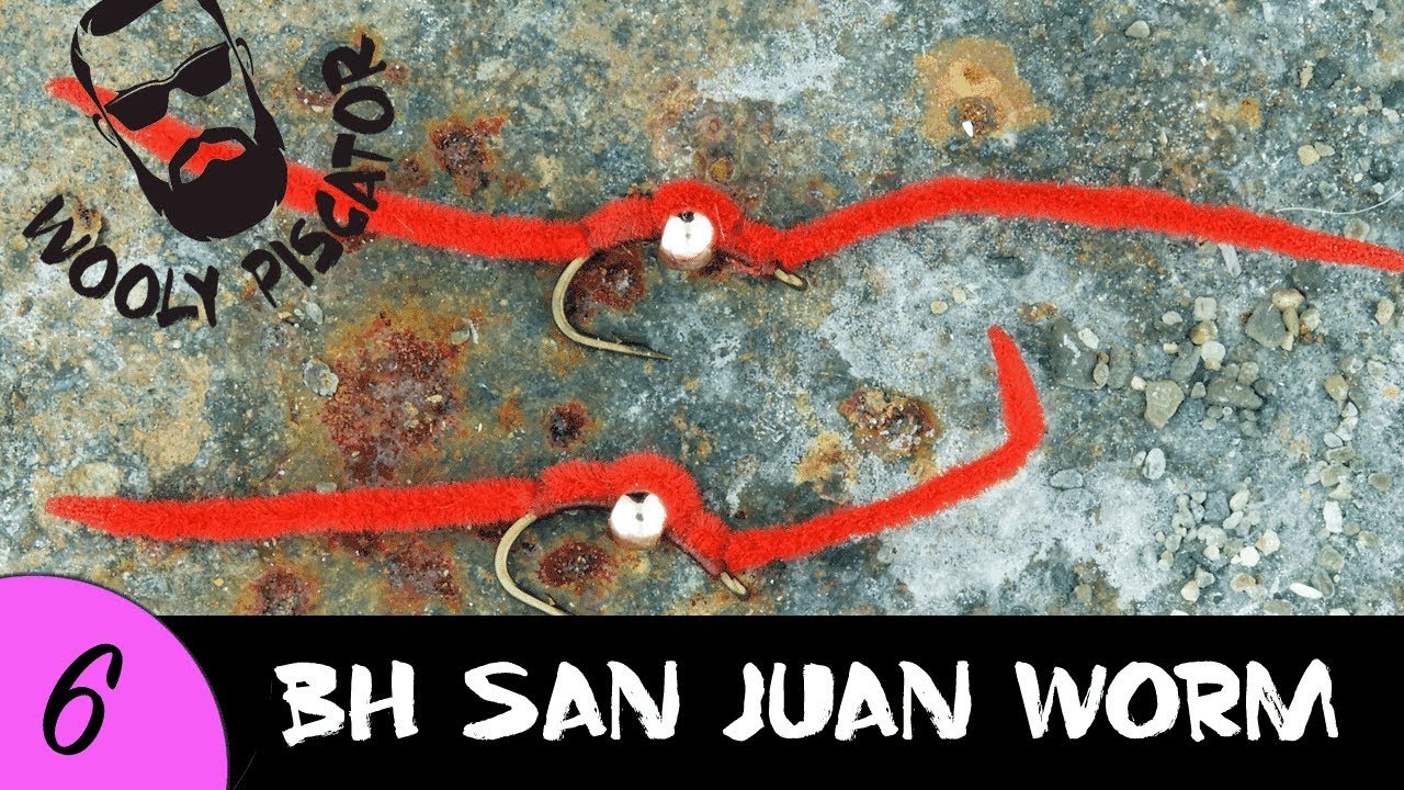 Fly Tying the BH San Juan Worm with Mike & Darren Ep 6 Wooly Piscator
