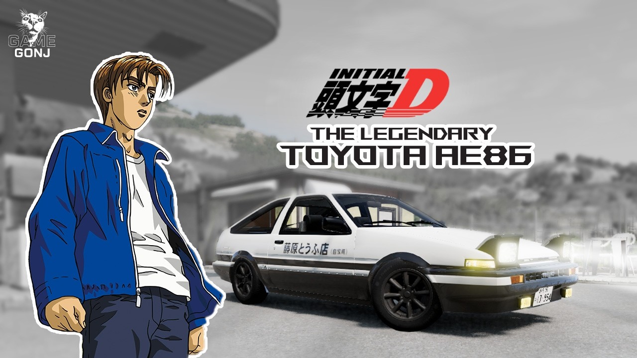 The Legendery Toyota AE86 in BeamNG Drive InitialD
