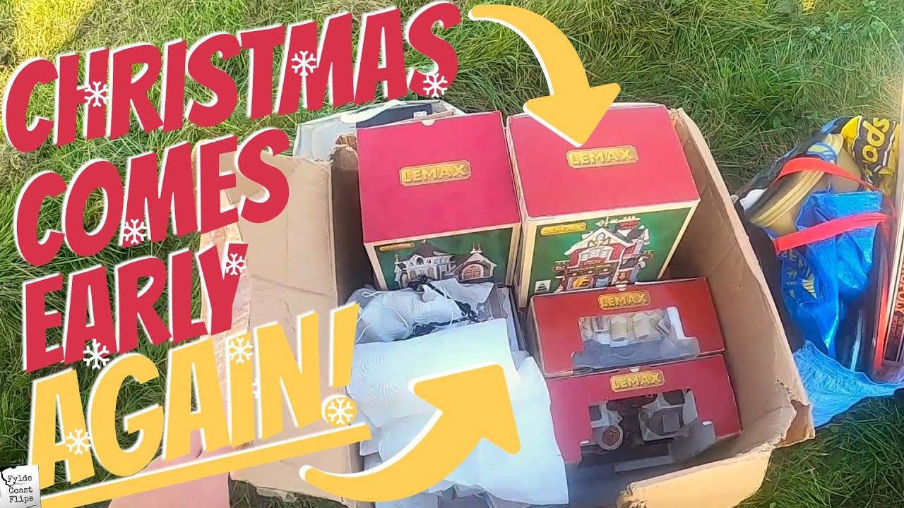 CAR BOOT SALE - AT LAST The Weather Gets Better! Christmas Finds. #ebayseller #reseller #carboot