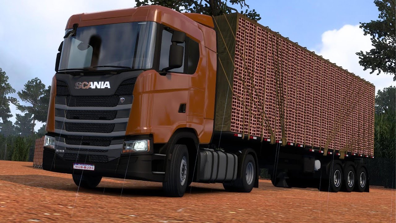 FIZ AS MINHAS PRIMEIRAS VIAGENS COM O MEU CAMINHAO NOVO ETS 2 VIDA DE CAMINHONEIRO EP#6