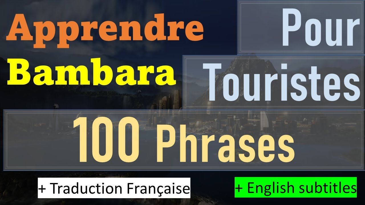Apprendre le Bambara 😊Tranquillement au Lit | 100 Phrases(Lire ou Écouter ou Répéter) | Zanga School