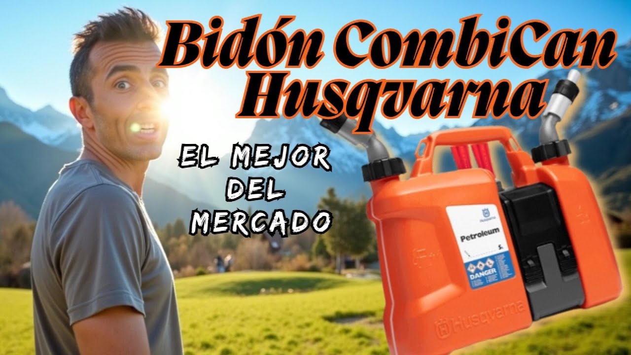 🔧 Probamos el Combi Can de Husqvarna: el MEJOR bidón combinado para motosierra (y te enseño por qué)