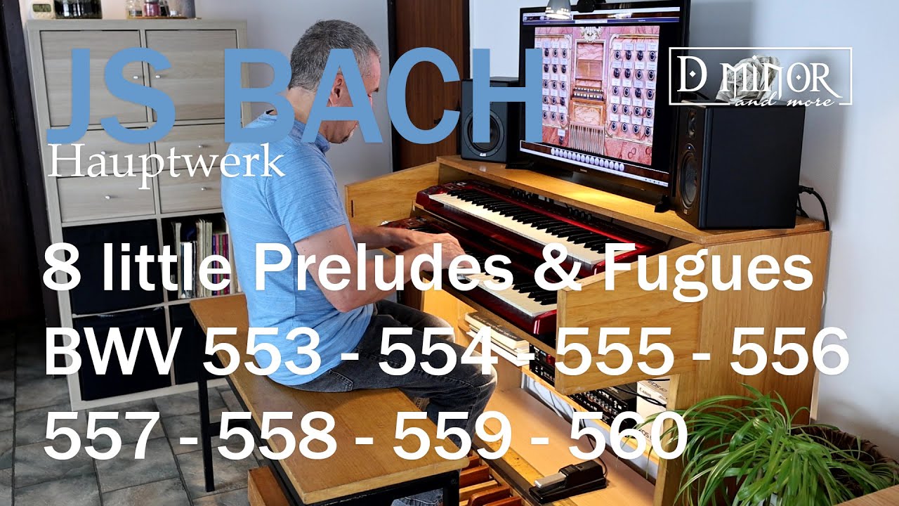 (probably not) JS BACH - 8 preludes & fugues BWV 553 to 560 - Hauptwerk Lubin