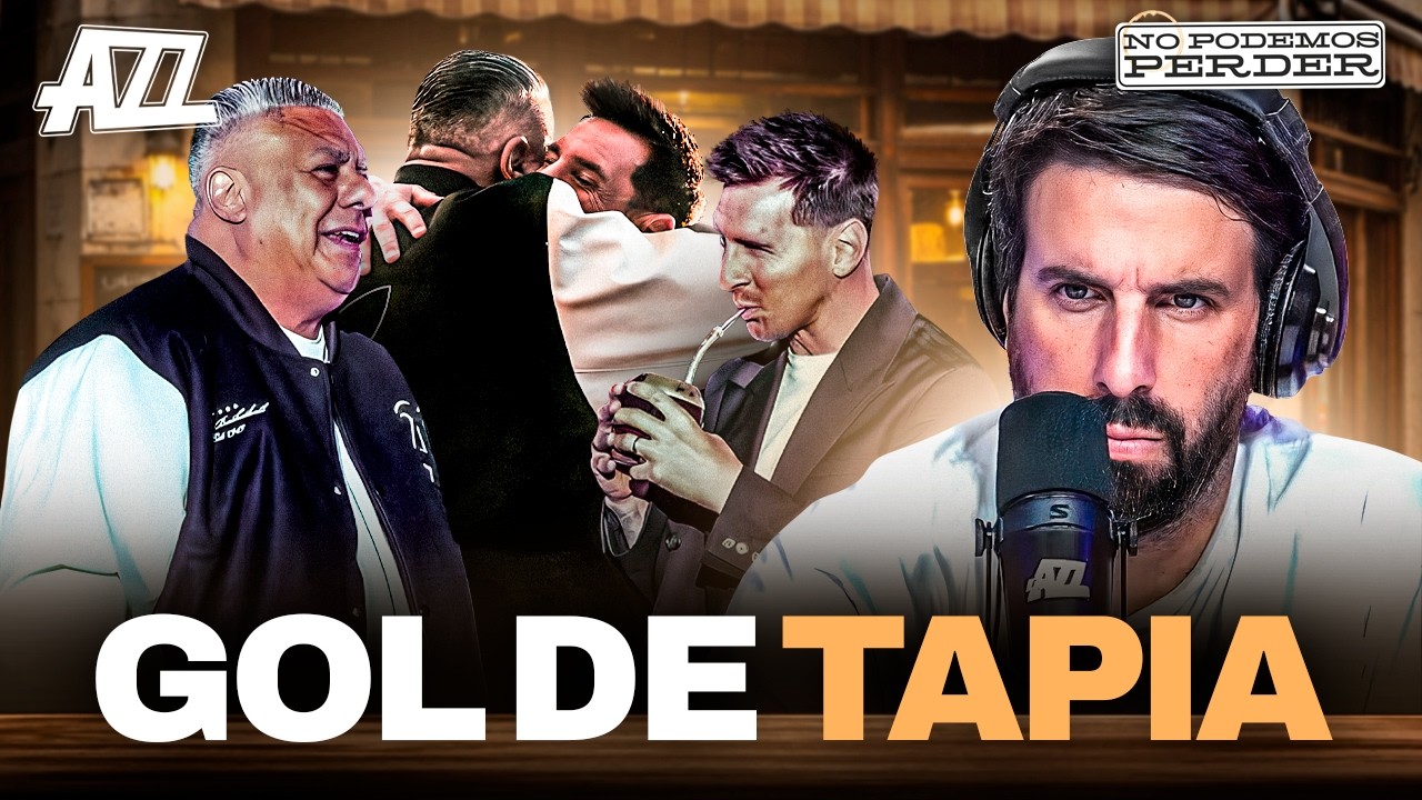 EL ABRAZO de TAPIA con MESSI - NO PODEMOS PERDER EN VIVO con AZZARO