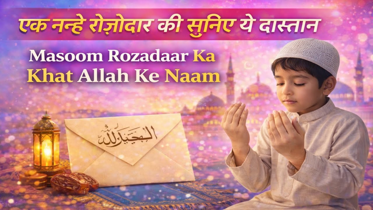 मासूम रोजादार का खत अल्लाह के नाम | Ramzan Ki Kavvali | रमजान की कव्वाली