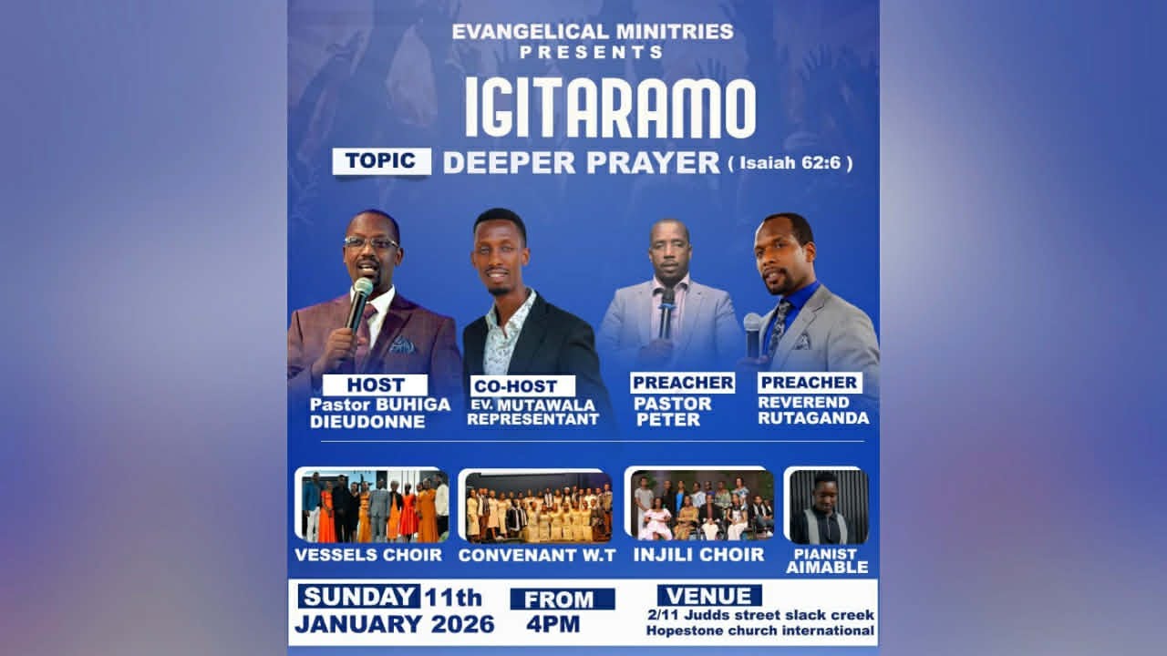 EVANGELICAL MINISTRIES II DEEPER PRAYER WITH II PST PETER & REV RUTAGANDA 11/01/2026
