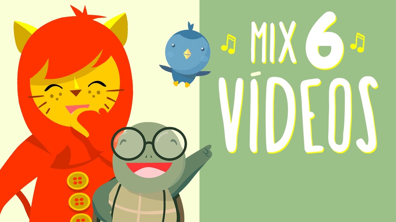 DIBUJOS PARA BEBÉS | Mix de 6 videos para bebés de meses y niños en español