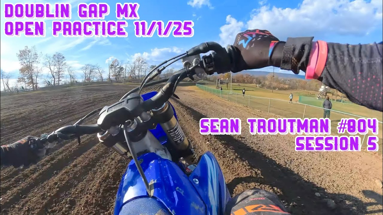 Open Practice @ Doublin Gap MX [Session 5] 11/1/25 - 2025 YZ450F [ Sean Troutman # 804 ]