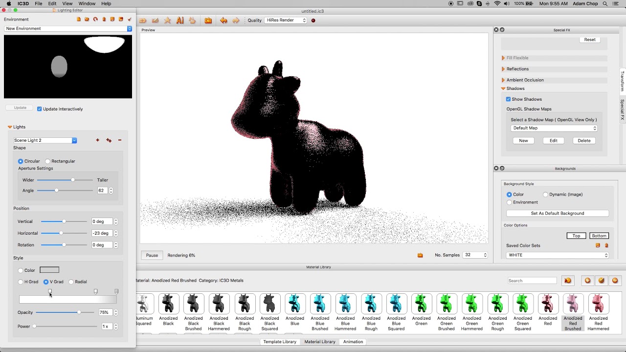 iC3D Training Movie 37 Interactive Lighting Editor