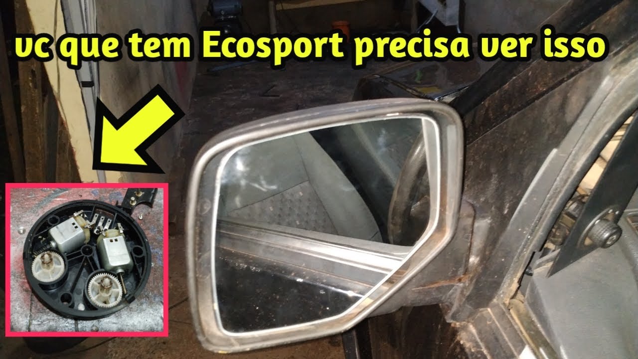 COMO CONSERTAR Retrovisor elétrico Ecosport-2004  troquei as engrenagens sem gasta nada