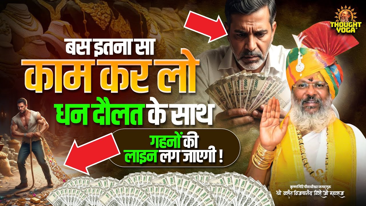 बस इतना सा काम कर लो -  धन दौलत के साथ गहनों की लाइन लग जाएगी || Vasant Vijayanand Giri ji Maharaj