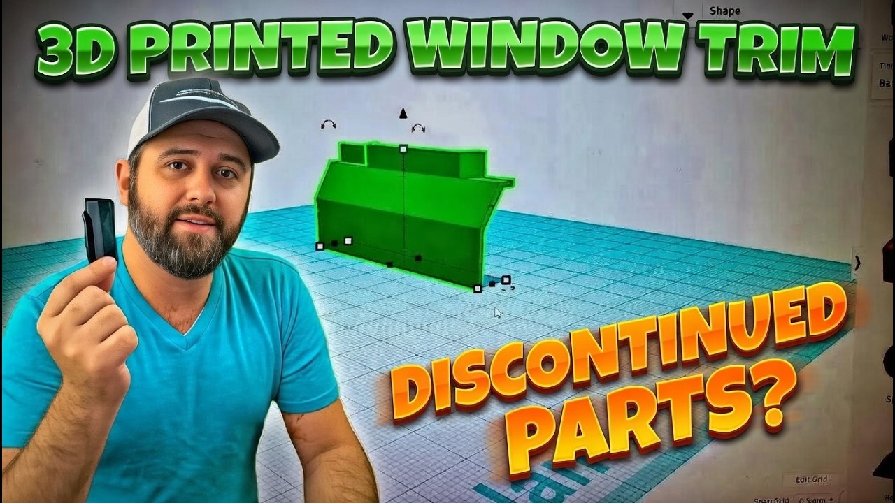3D Printing Car Parts | Window Trim For My S10 Blazer!
